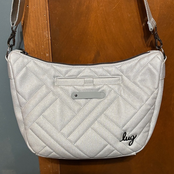 Lug Metallic Silver Harmony Lux Crossbody Bag - Picture 2 of 7
